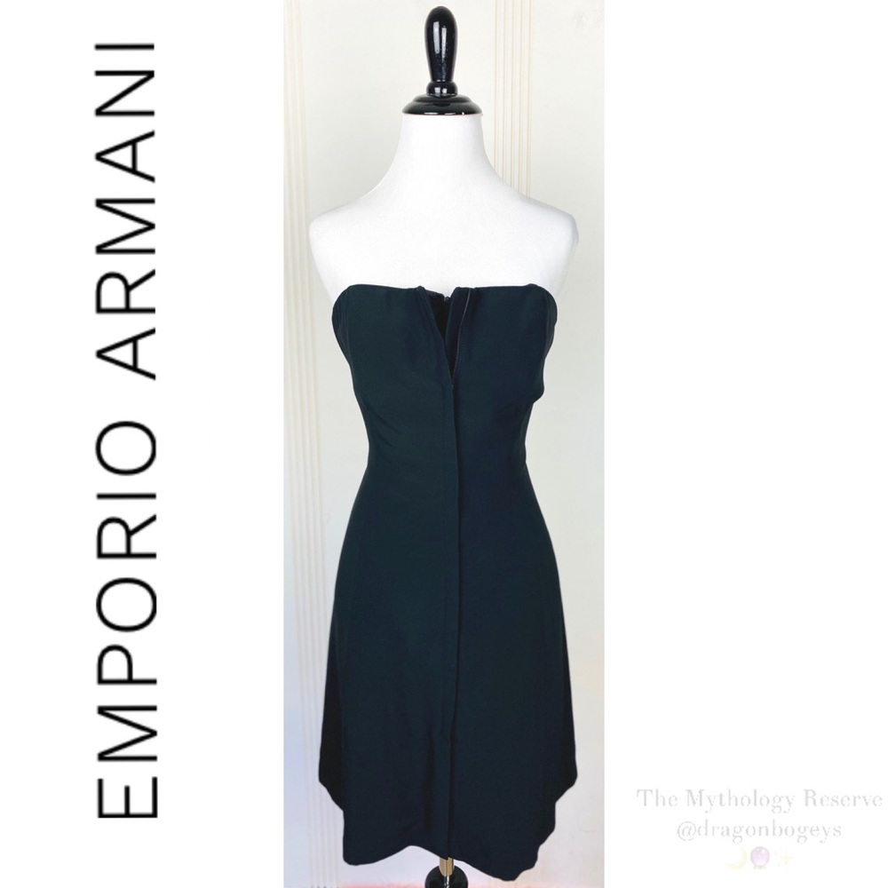 Vintage Emporio Armani Strapless Dress